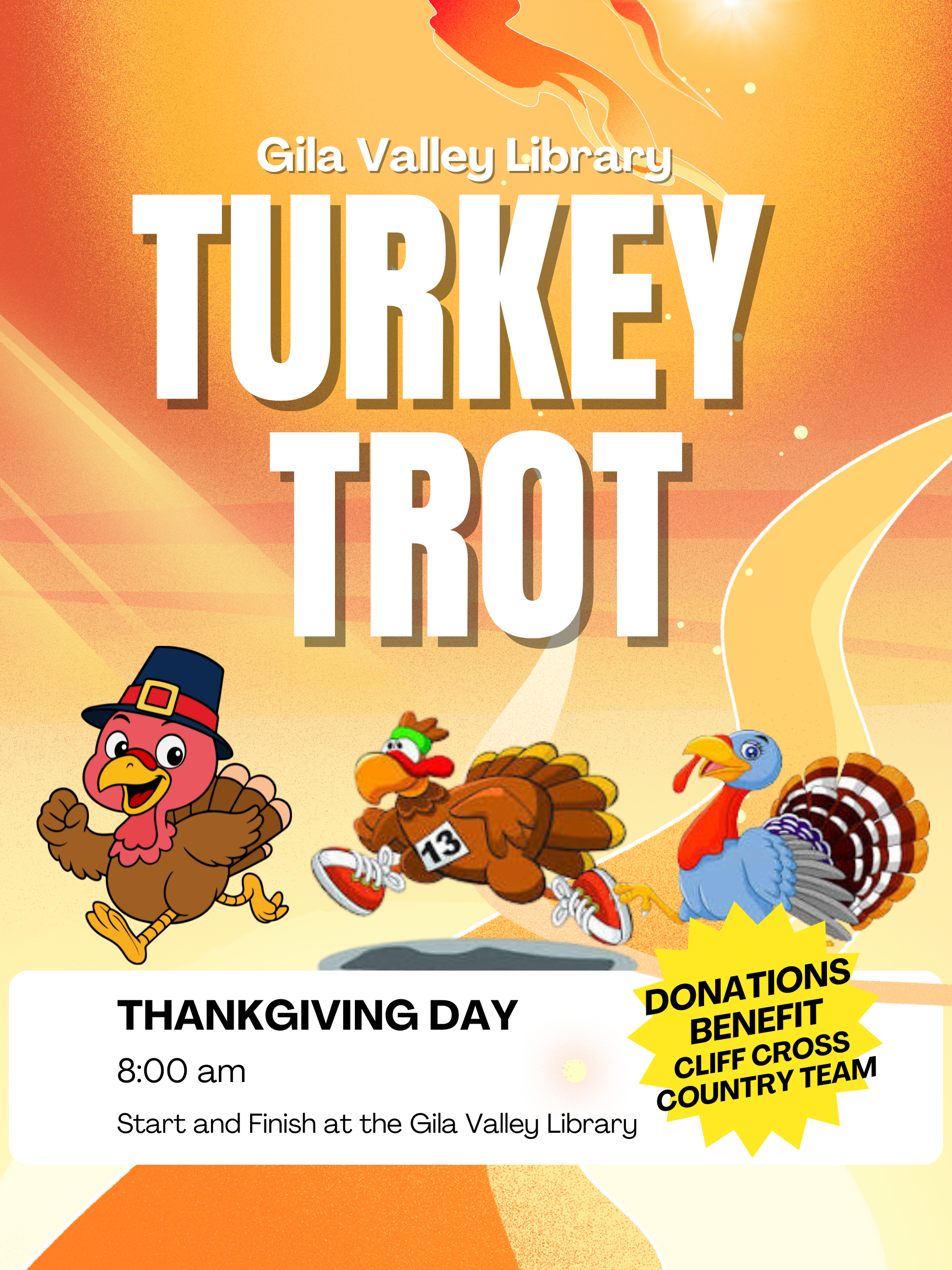 turkey trot flyer