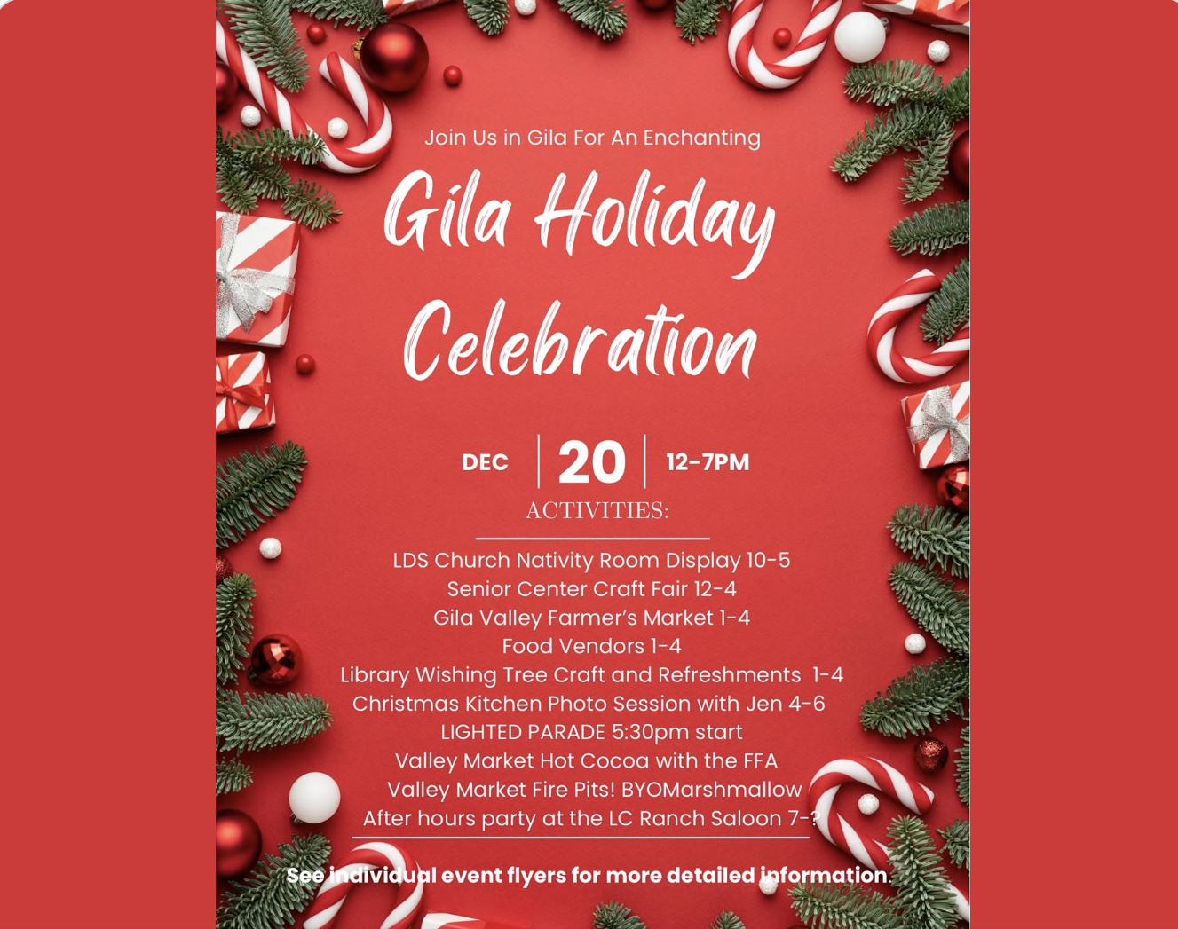 Gila Holiday Celebration 2025