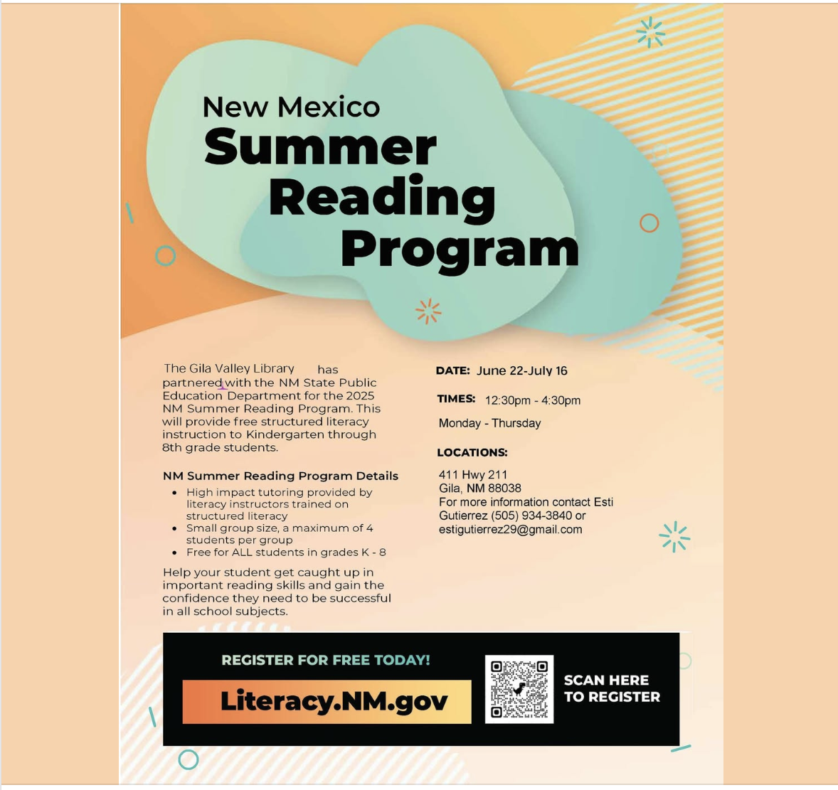 Summer Reading Program 2026