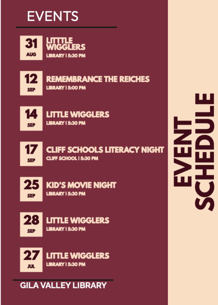 SEPTEMBER EVENTS