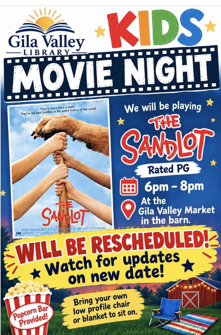 Movie night postponed