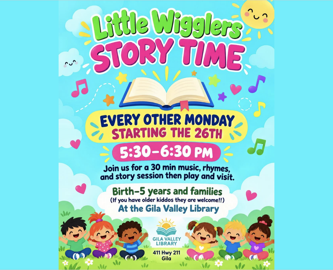 Little Wigglers story time